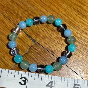 NWT Natural Crystal Inner Strength Bead Bracelet